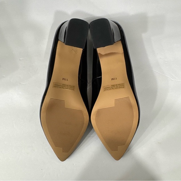 ABOUND Abadury Black Patent Leather Block Heel Pumps Size 11 - Picture 15 of 16